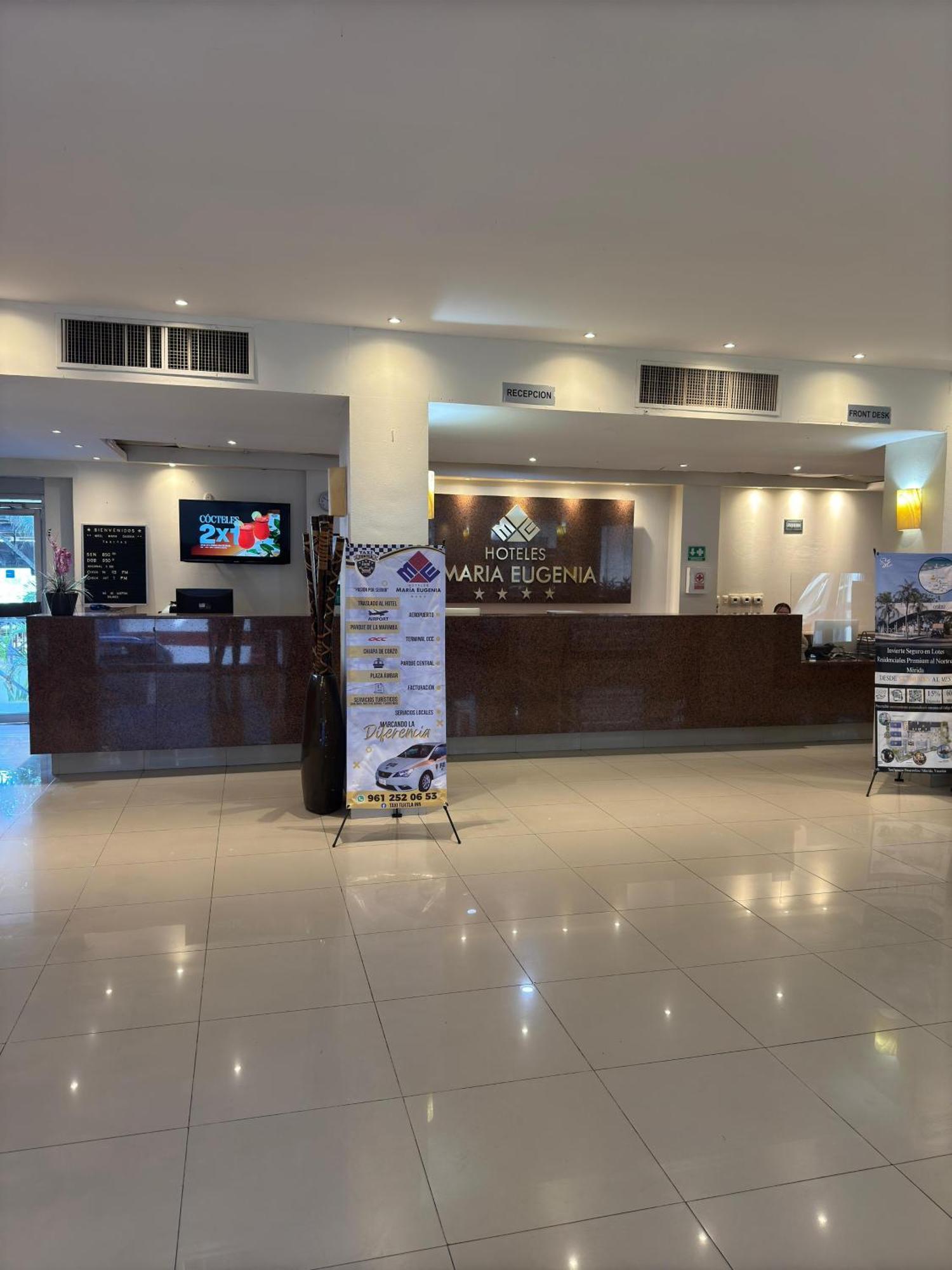Hotel María Eugenia Tuxtla Gutiérrez Exterior foto